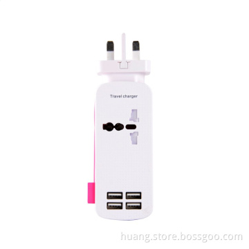 Portable Travel Adapter Power Strip Charging Station